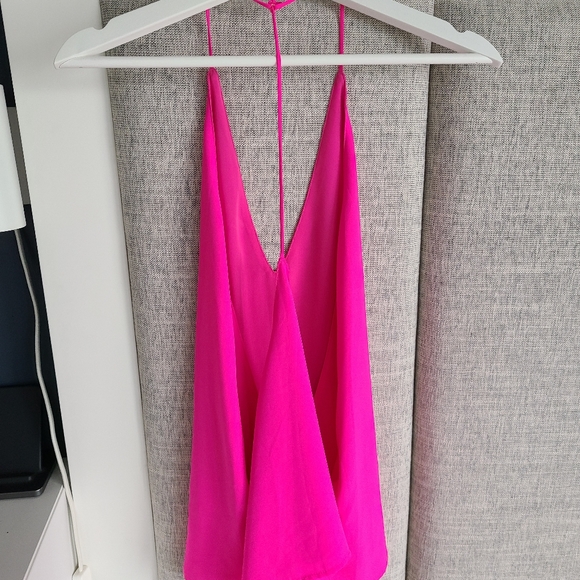 ESSUE FUSCHIA TOP - Picture 3 of 3